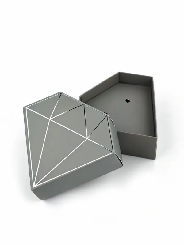 Коробка подарочная под бижутерию «Серая, тиснение», 10 х 9 х 3.5 см Коробка подарочная под бижутерию «Серая, тиснение», 10 х 9 х 3.5 см