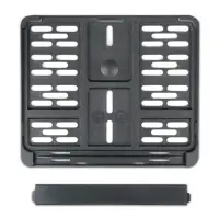 Рамка под номерной знак мотоцикла (чёрная) ТИП4 190х145 мм AVS RN-21