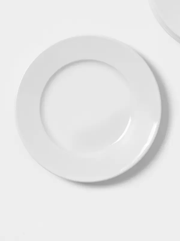 Десертные тарелки Magistro Basic bistro, d=16.5 см, набор 6 шт., фарфор, белые