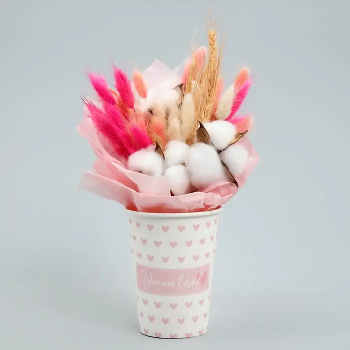 Стакан для цветов «Сердца», 350 мл Стакан для цветов «Сердца», 350 мл