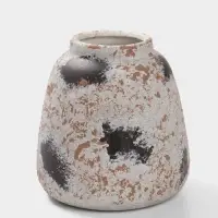 Ваза для цветов &laquo;Дези&raquo;, 16&times;14 см, керамика, бело-коричневая