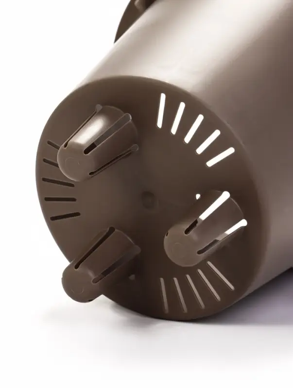 Кашпо со вставкой 1 л d15 см h14 см РАМОНА серый