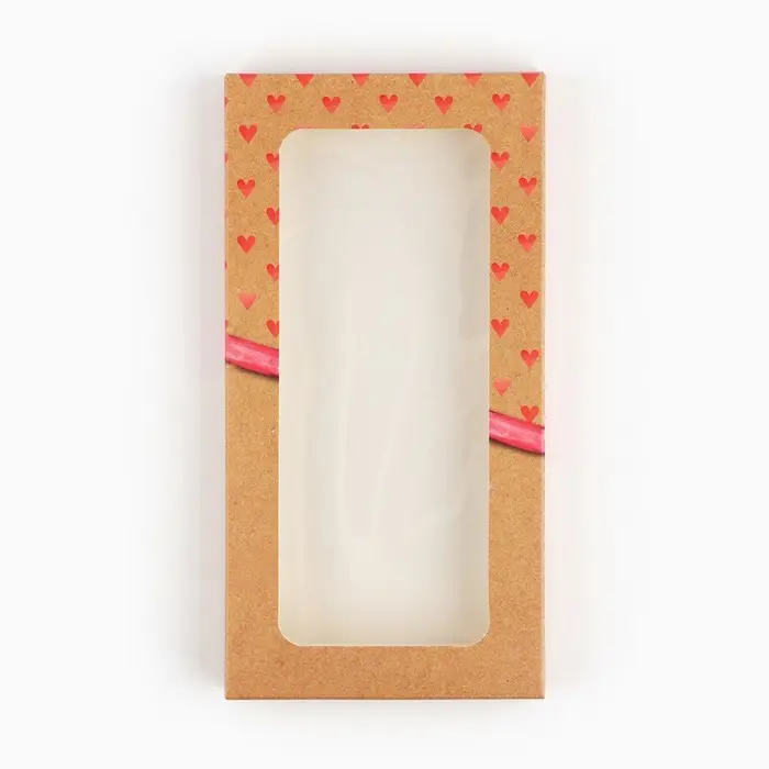 Коробка для шоколада «Только для тебя», с окном, 17.3 х 8.8 х 1.5 см Коробка для шоколада «Только для тебя», с окном, 17.3 х 8.8 х 1.5 см