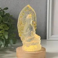 Фигурка светящаяся &laquo;Гуань Инь&raquo;, акрил, от USB, 8&times;8&times;14 см