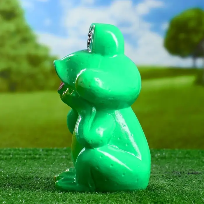 Садовая фигура из гипса &laquo;Лягушка улыбается&raquo;, 16.5&times;12&times;23 см