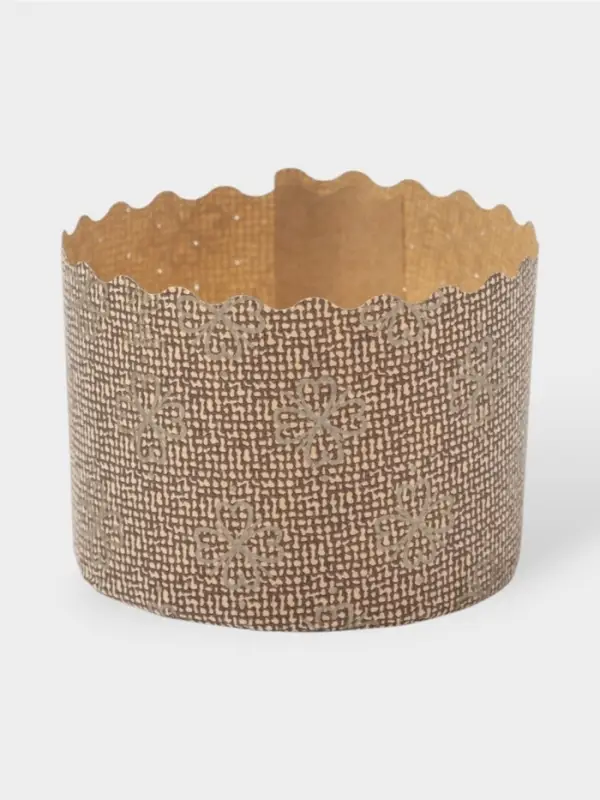 Формы для выпечки кулича бумажные &laquo;Классика&raquo;, одноразовые, набор 10 шт., 6&times;4.5 см, бежевые