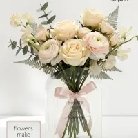 Ваза для цветов Flowers, акрил, 14&times;20&times;5.5 см
