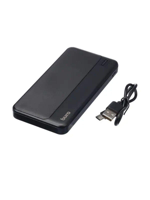 Мобильный аккумулятор Buro BPF10A, 10000mAh, QC3.0/PD3.0, 22.5W, 3A, 2xUSB-A/USB-C, чёрный