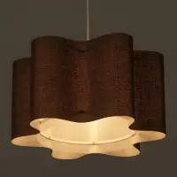 Светильник подвесной BayerLux &laquo;Лаура&raquo;, Е27 15 Вт, шоколадный, 52&times;52&times;26-126 см