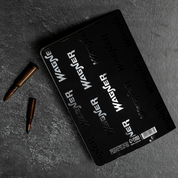 Блокнот &laquo;Wagner&raquo;, софт-тач на скрепке , А5, 48 листов .