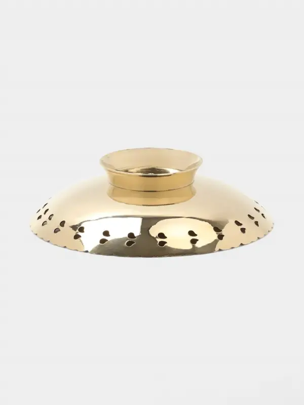 Блюдо сервировочное &laquo;Жар-Птица&raquo;, 19.5&times;19.5&times;5.5 см, латунь с перламутром