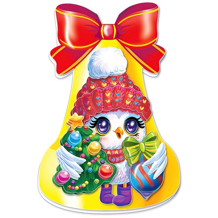 Набор для изготовления открытки «Новогодний колокольчик. Совка» Набор для изготовления открытки «Новогодний колокольчик. Совка»