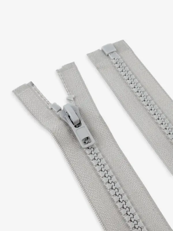 Молния &laquo;Трактор&raquo;, №8, разъёмная, замок автомат, 80 см, серая