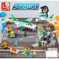 Конструктор Sluban &laquo;Транспортный самолёт&raquo;, 251 деталь