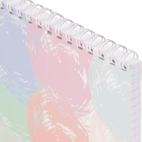 Блокнот А5,80л,кл,греб.верх,обл.мат.лам. Attache Selection Pastel Круги