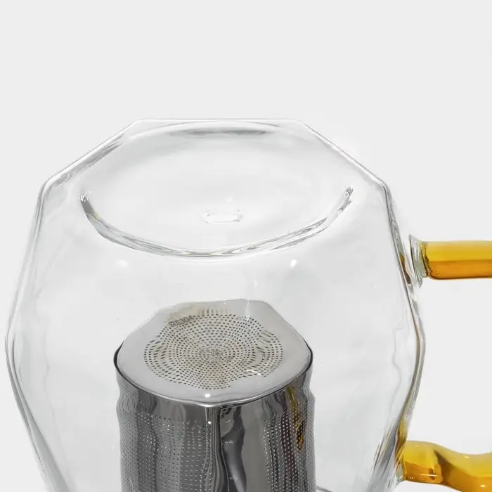 Заварочный чайник Magistro &laquo;Льдинка&raquo;, 300 мл, металлическое сито, стекло