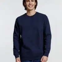 Свитшот унисекс Columbia, темно-синий, размер 4XL