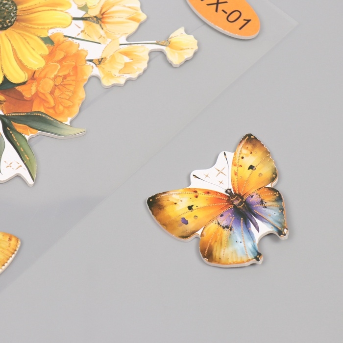 Наклейка пластик интерьерная Наклейка пластик интерьерная "Подсолнухи" 40х31 см