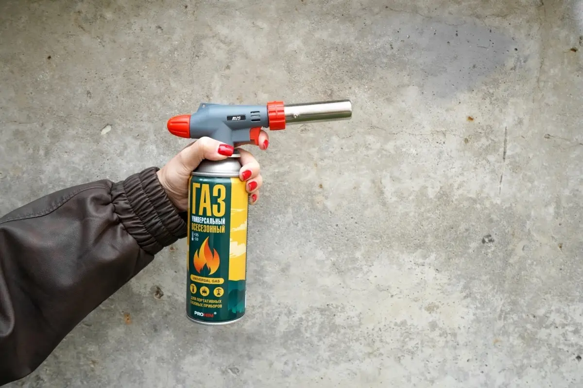 Газовая горелка AVS TG-07 с пьезоподжигом и регулировкой подачи воздуха