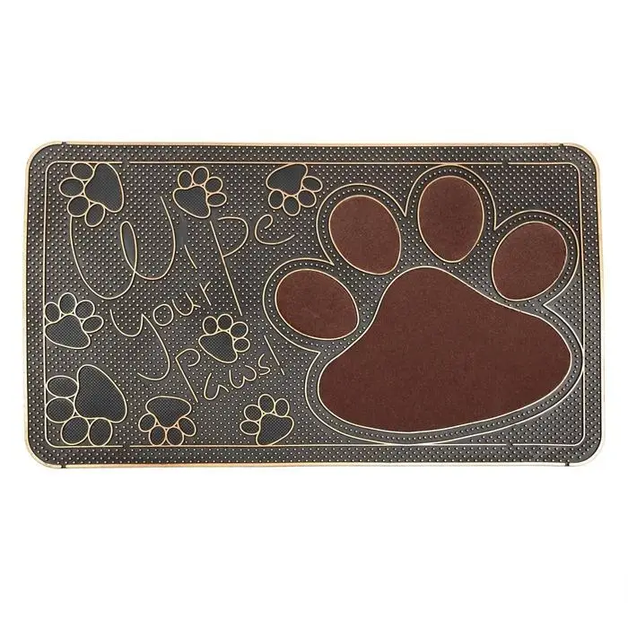 Коврик придверный Доляна &laquo;Лапка&raquo;, 40&times;70 см, МИКС