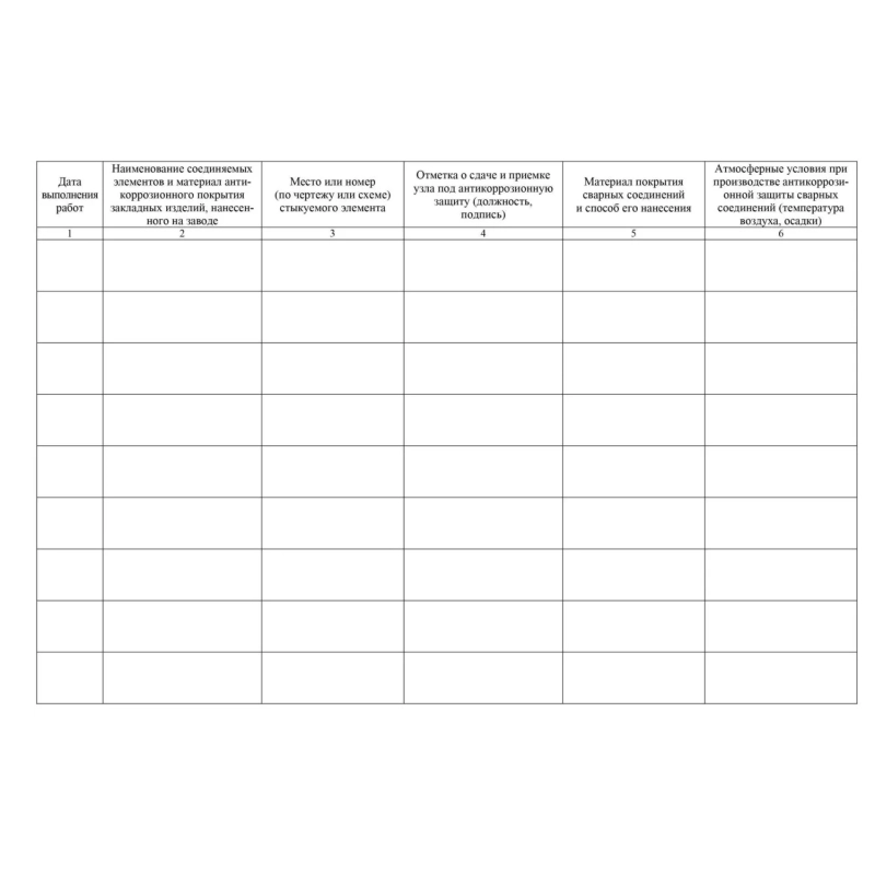 Журнал антикоррозионной защиты сварных соединений А4,писч.64стр КЖ-713