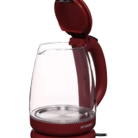 Чайник HYK-G1002 1.7л. 2200Вт бордовый