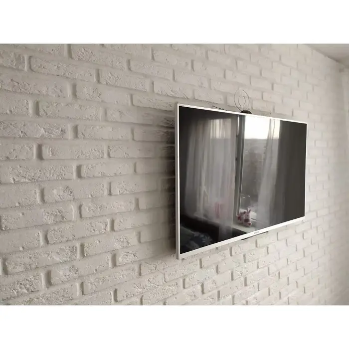 Гипсовая плитка усиленная &laquo;Барселона&raquo;, цвет белый, 1 м&sup2;