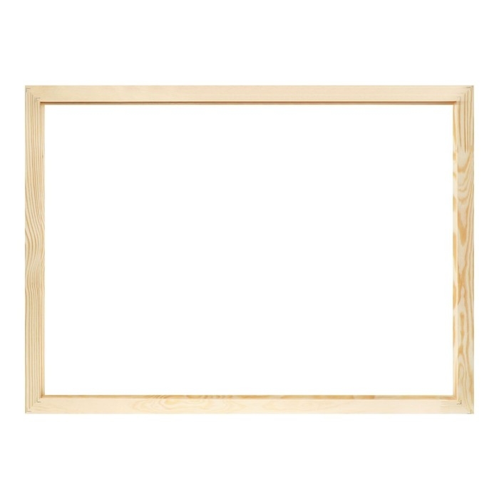 Рама для картин (зеркал) 50 x 70, см профиль 13x36 мм №1 неокрашенное дерево, (подходит для декорирования)
