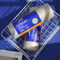 Мешки для мусора ПВД 160л 60мкм 10шт/рул прозрачные 90x110см Luscan