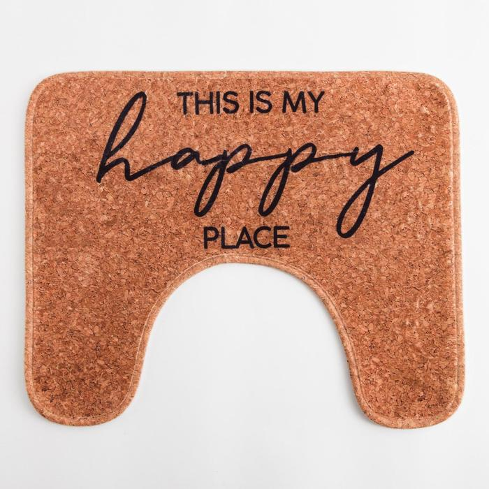 Набор ковриков для ванной Этель "Home" 2 шт, 80х50 см, 50х40 см, велюр