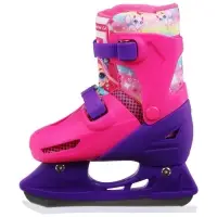 Набор: коньки детские раздвижные Snow Cat, с роликовой платформой, защита, размер 34-37