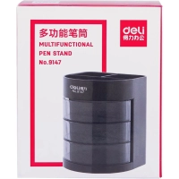 Набор настольный Deli E38253 12 предметов черный