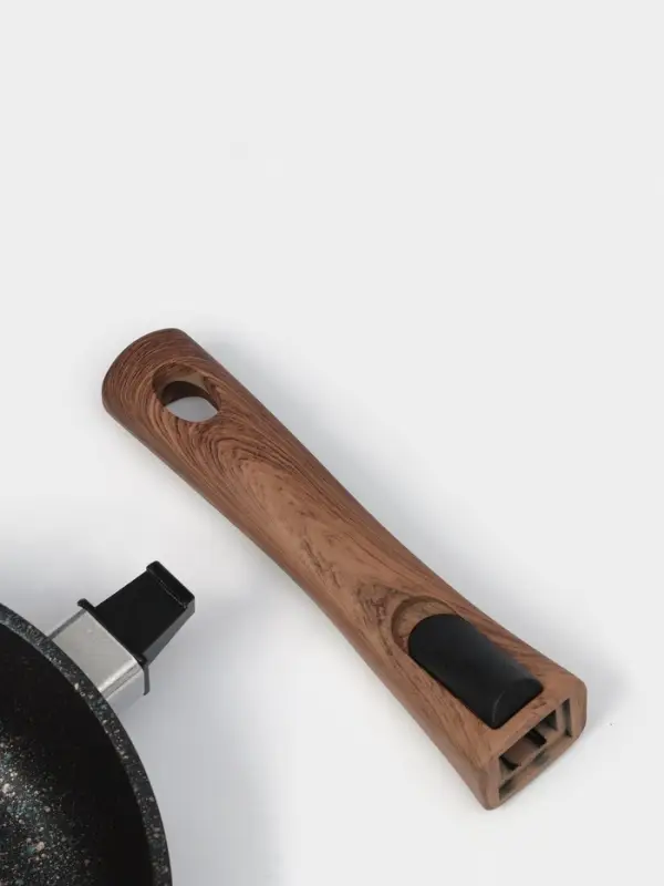 Сковорода KUKMARA Granit ultra blue, d=22 см, съёмная ручка, антипригарное покрытие, литой алюминий, синяя