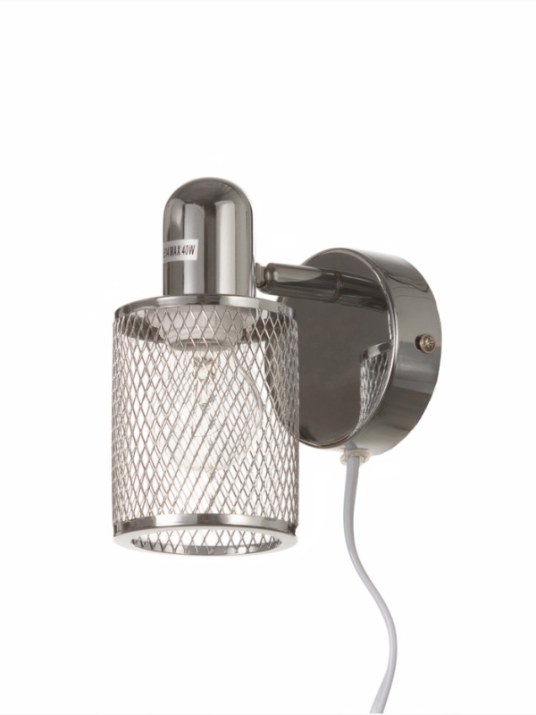 Спот "Анрия" 1хЕ14 40Вт хром 14х8х12 см