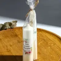Свечи свадебные &laquo;День Нашей Свадьбы&raquo; набор 3 шт. (15 см и 2 шт. по 19 см), зелёный