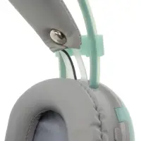 Наушники беспроводные, полноразмерные, Mybit W-33, RGB подсветка, Bluetooth 5.3, 800 мАч, Type-C, RGB подсветка, зелёные