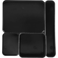 Подставка-органайзер д/канцеляр.мелочей Attache имидж 4 отд черный ОР31АЕ