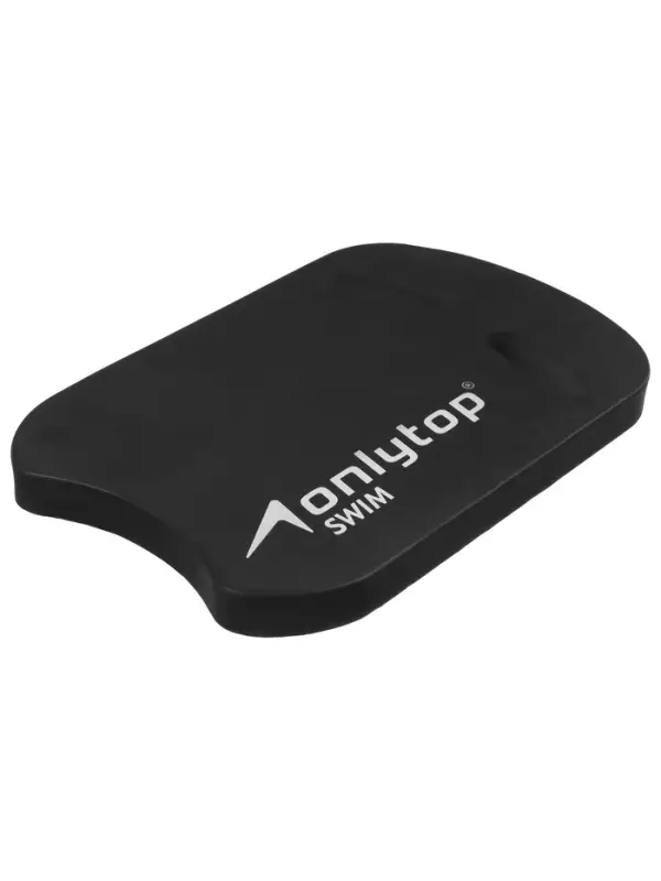 Доска для плавания ONLYTOP, 44&times;28&times;3.3 см, цвет чёрный
