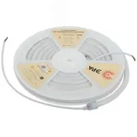 Лента светодиодная термостойкая для бани 9,6Вт/м 24В 3000К IP68 120LED/м LS2835-9,6-120-24-3000K-IP68-3 year-5m