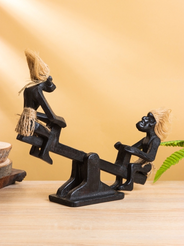 Сувенир «Аборигены на качелях», 33×8×22 +/- 2 см, дерево Сувенир «Аборигены на качелях», 33×8×22 +/- 2 см, дерево