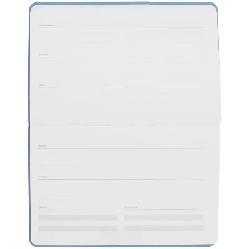 Еженедельник Urban, недатированный, голубой