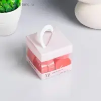 Свеча в гильзе "Круг", 1 шт, красная