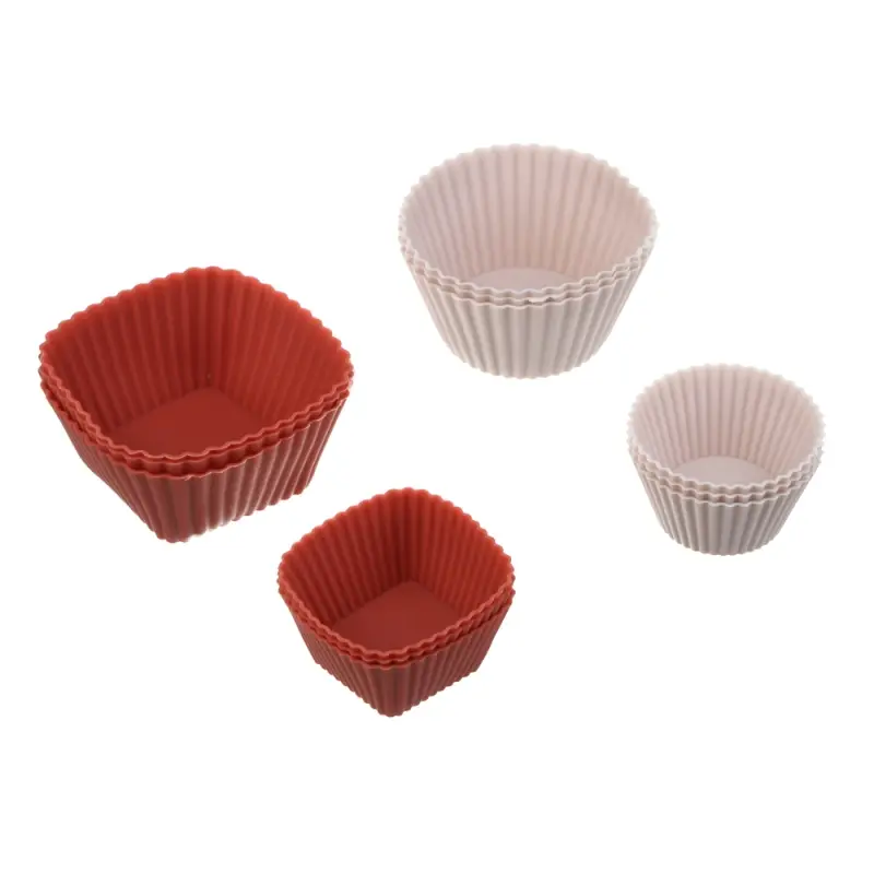 VETTA Набор силиконовых форм, 12шт, (7см; 5см), силикон, 3 цвета