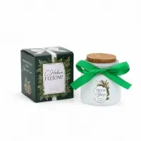 Ароматическая свеча в матовом стакане «С Новым годом», аромат хвойный лес