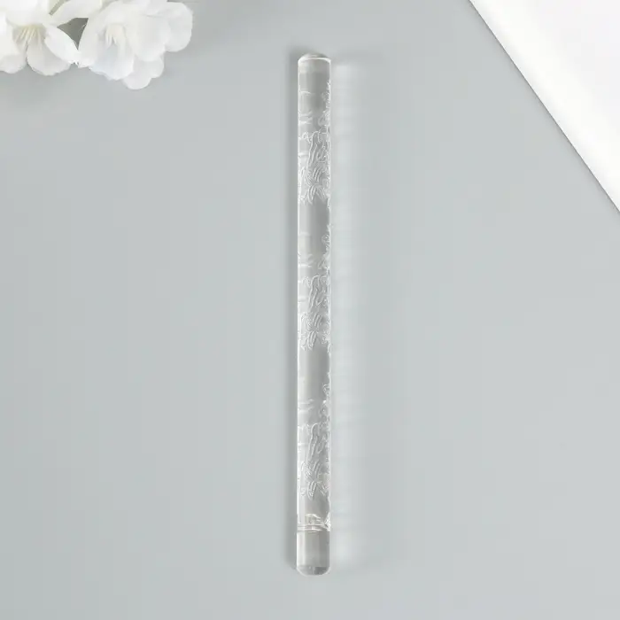 Скалка для творчества акрил &laquo;Полевой цветок&raquo;, 16&times;1 см