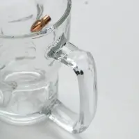 Кружка для пива "Череп" с пулей,  350 мл