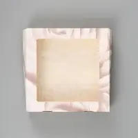 Коробка подарочная складная &laquo;Подарок&raquo;, 20&times;20&times;4 см, с окном