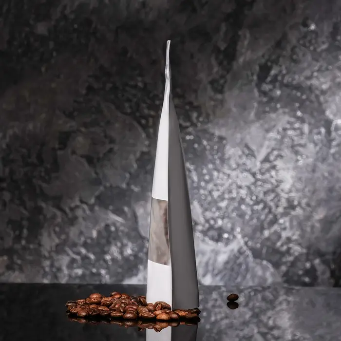 Пакет Zip-lock Крафт с прямоугольным окном, белый,14&times;22&times;4 см