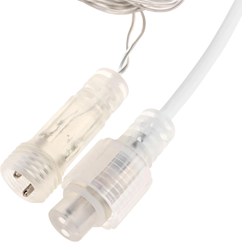 Гирлянда светодиодная АЙСИКЛ (бахрома) 5х0,6м, IP44, 112LED Теп бел 255-526