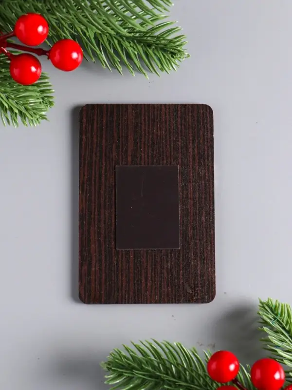 Набор новогодних магнитов 3 шт "На удачу, тепла и уюта, любви и нежности" 9,5х6,5 см